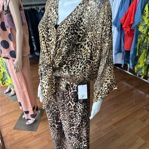 Leopard Print Women Top